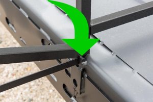 TUFF TRUSSES on top of rail