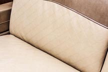 New for 2018 - Diamond-embossed seat cushions