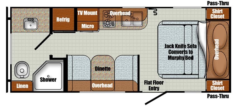 20 foot travel trailer floor plans Viewfloor.co