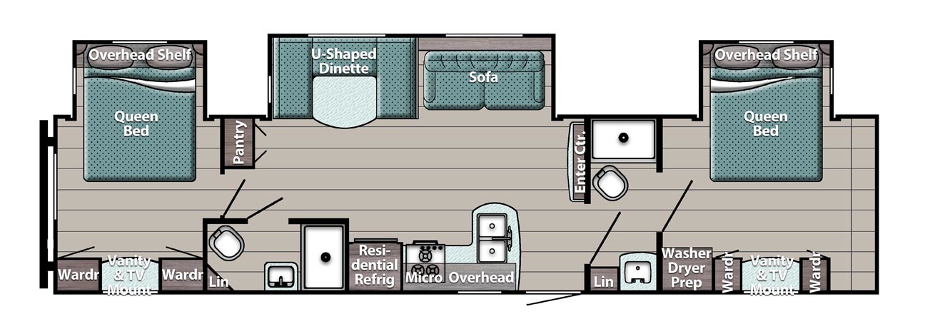 Gulf Stream Conquest Lodge Series 33DBDB