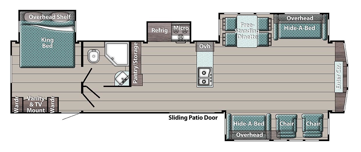 Gulf Stream Trailmaster 406FLR