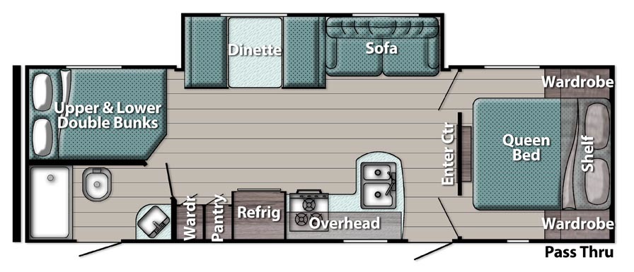 Gulf Stream Trailmaster Lite 268BH