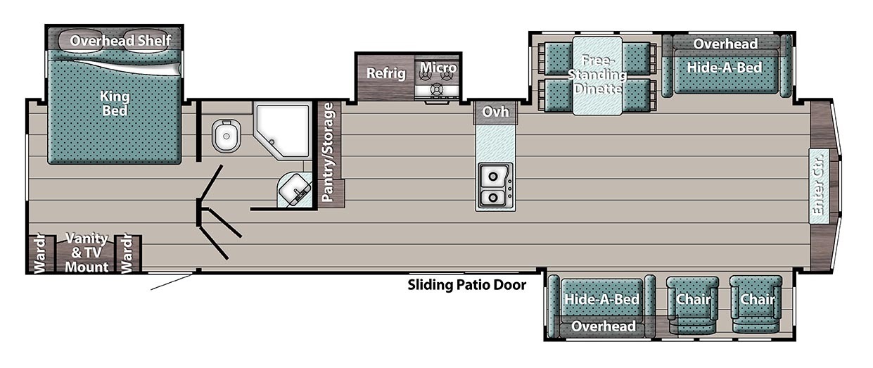 Gulf Stream Conquest Lodge Series 406FLR