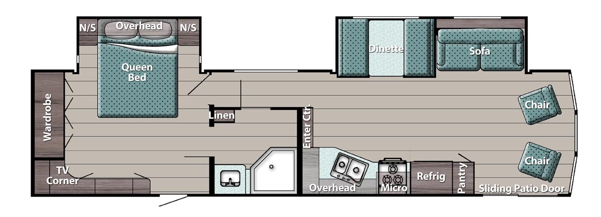 Gulf Stream Trailmaster 34FLS