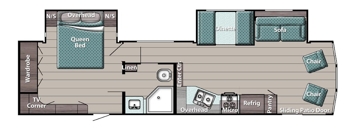 Gulf Stream Trailmaster 34FLS